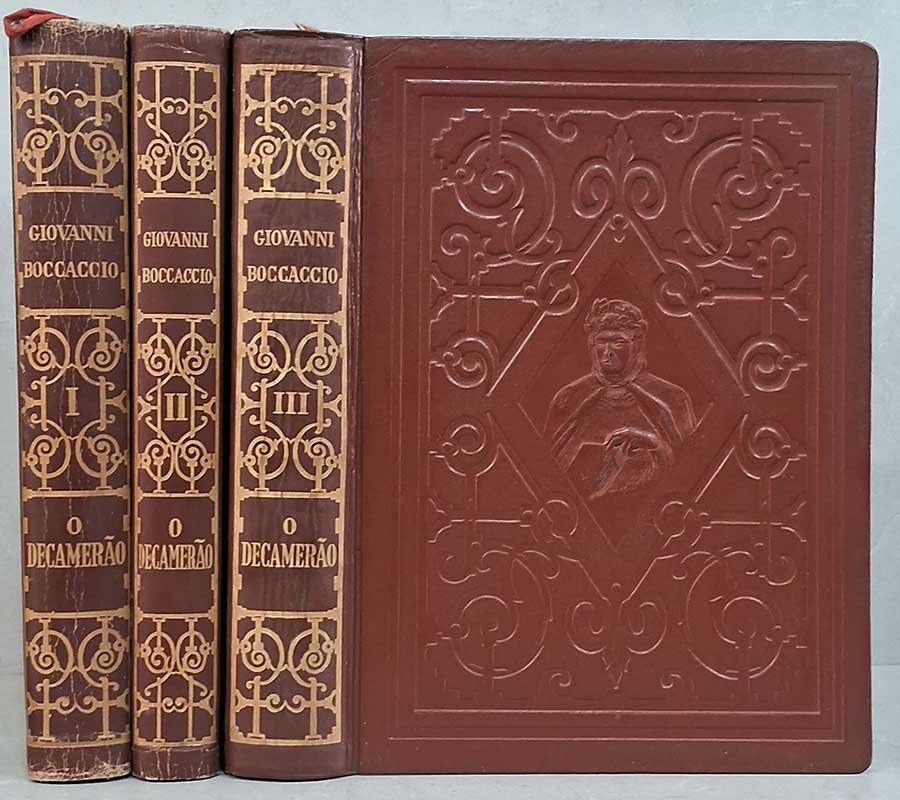 O Decamerão 3 Volumes – Giovanni Boccaccio; Livraria Martins