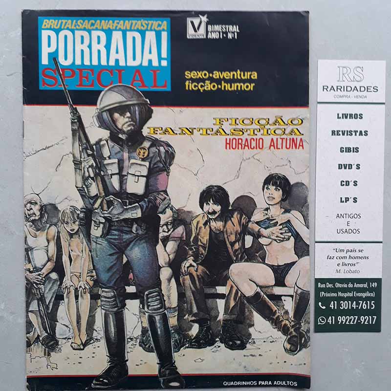 Porrada Special Bimestral Ano I Nr 1 – Editora Vidente