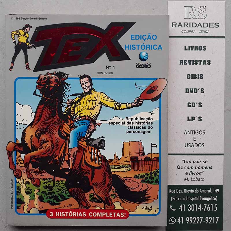 Tex Edição Histórica Nº 1 – Editora Globo