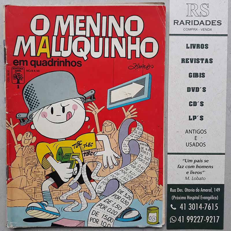 O Menino Maluquinho N. 1 – Editora Abril