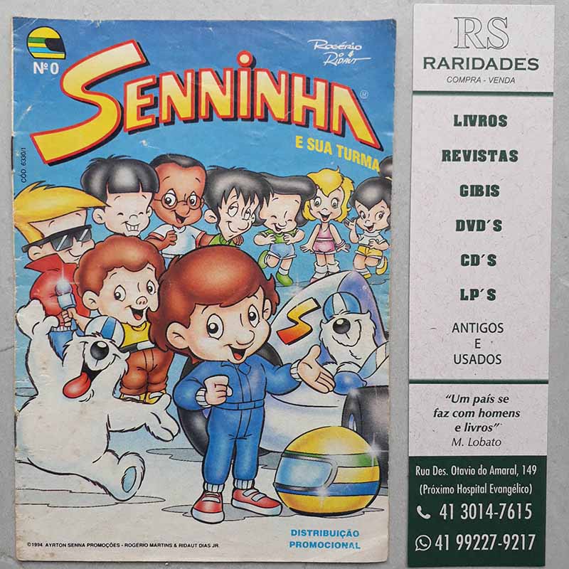 Senninha e Sua Turma n° 0 – Editora Abril