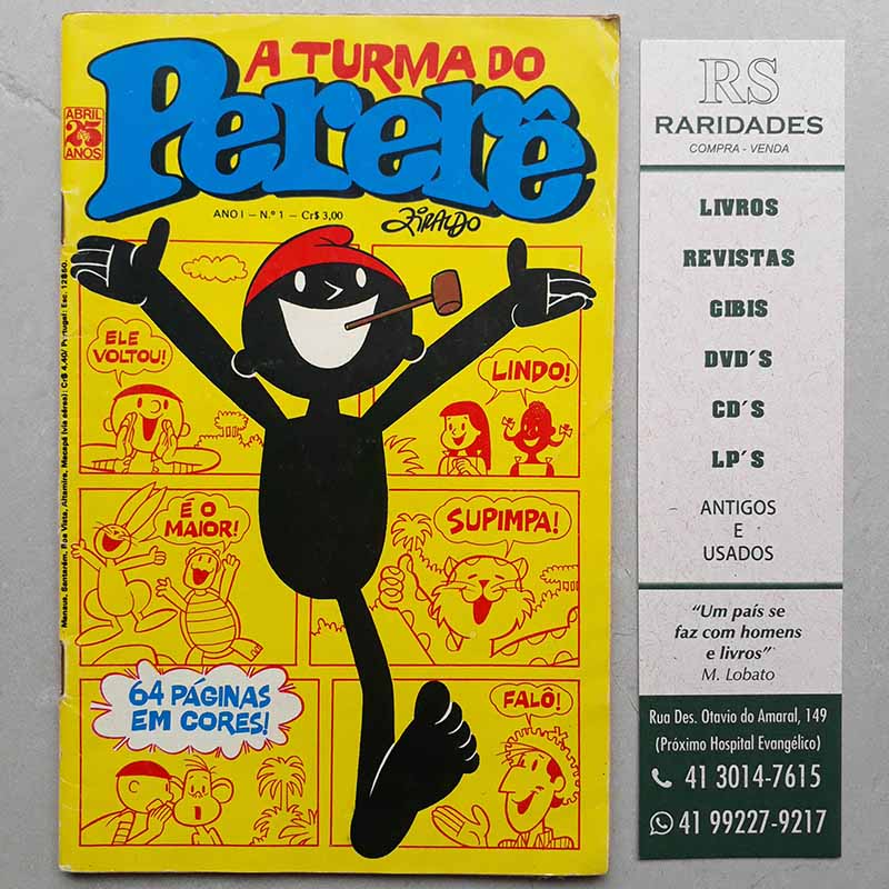 A Turma do Pererê Ano I Nº 1 – Abril