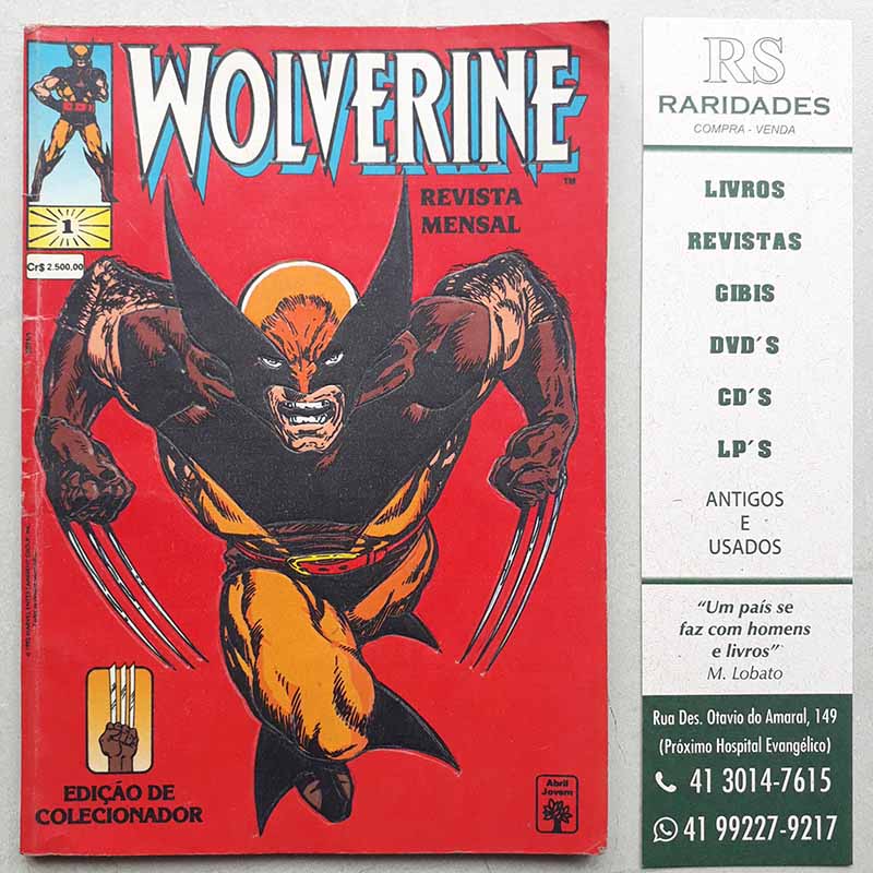 Wolverine Edição do Colecionador N 1 Abril