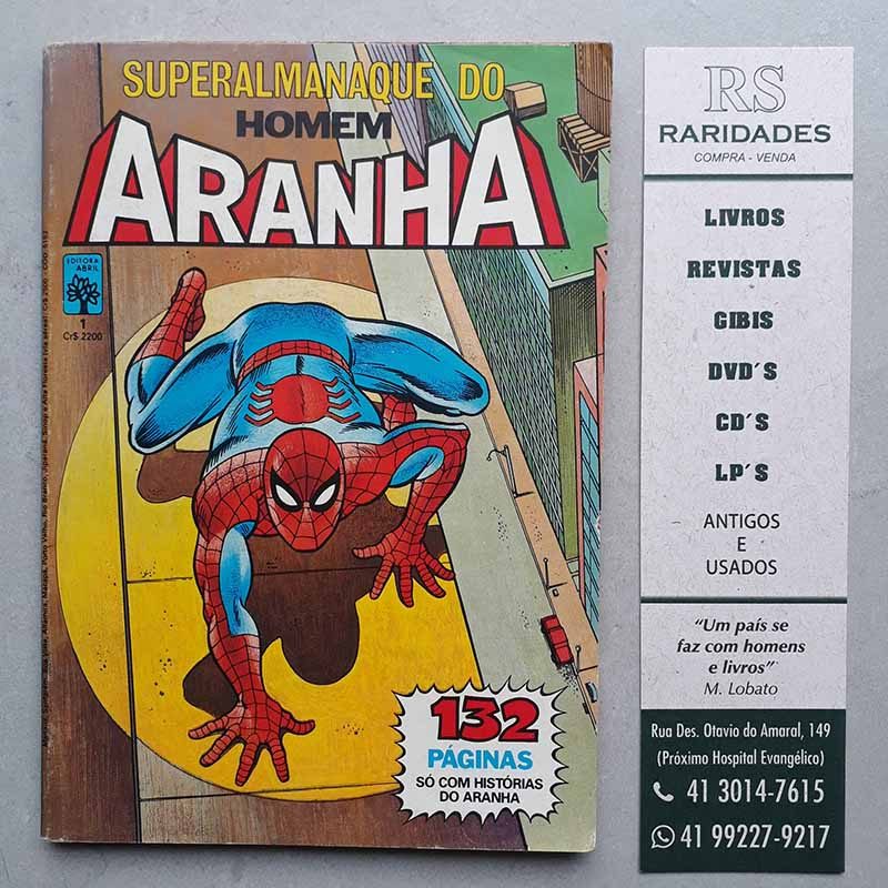 Superalmanaque do Homem Aranha Nº 1 Editora Abril