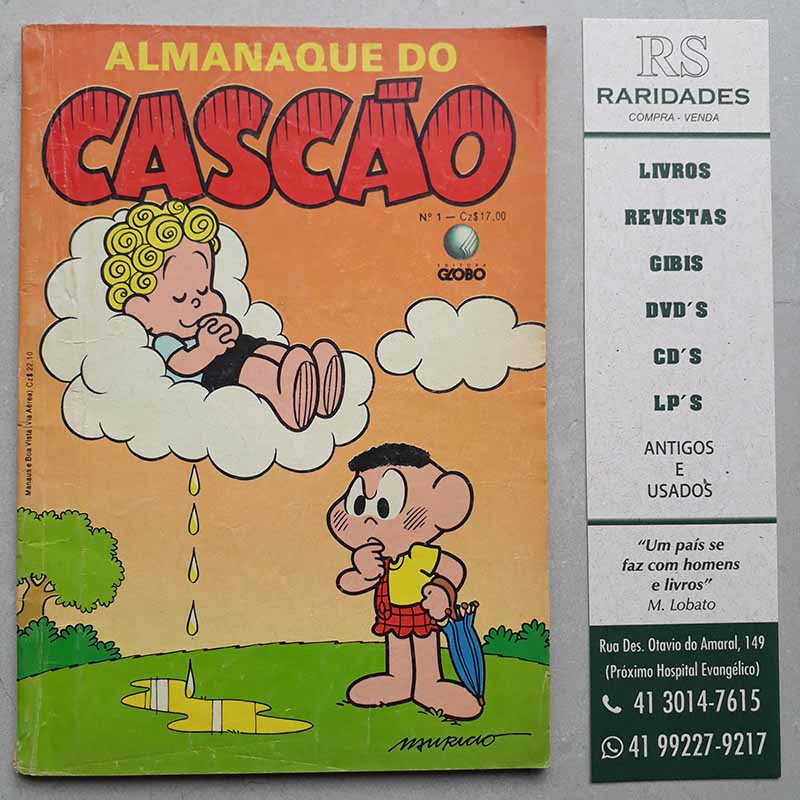 Almanaque do Cascão N° 1 – Editora Globo