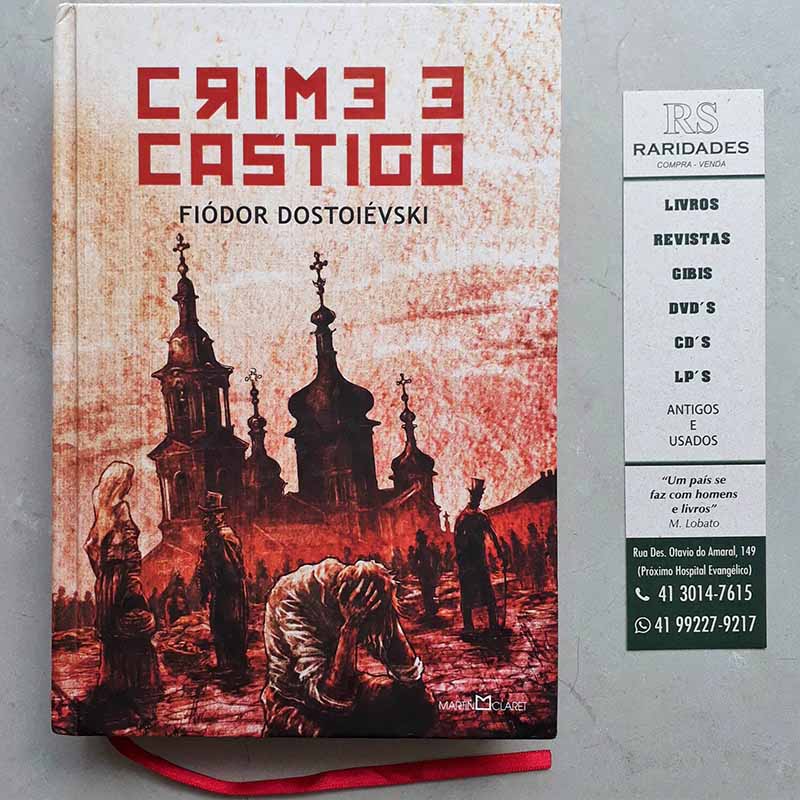 Crime e Castigo – Fiódor Dostoiévski – Martin Claret – Capa Dura