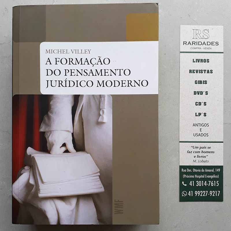 A Formação do Pensamento Jurídico Moderno – Michel Villey