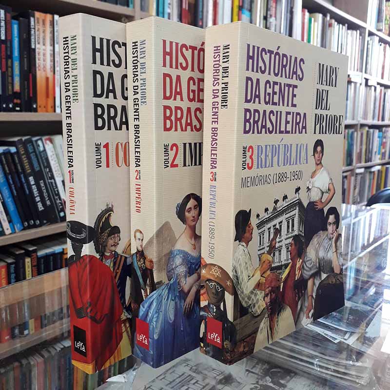 Histórias da Gente Brasileira 3 Volumes – Mary Del Priore