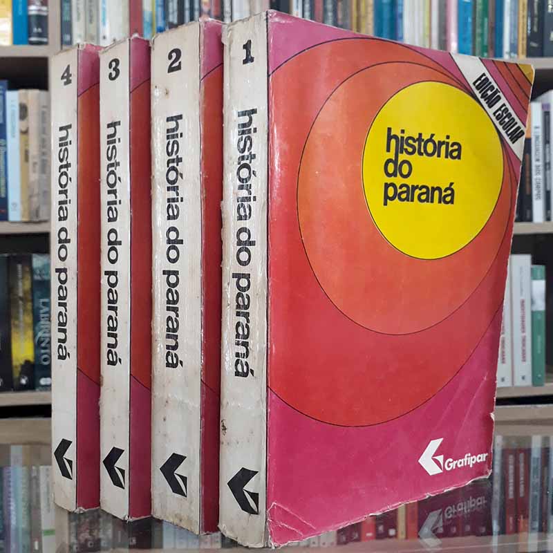 História do Paraná 4 Volumes – Grafipar – Brochura