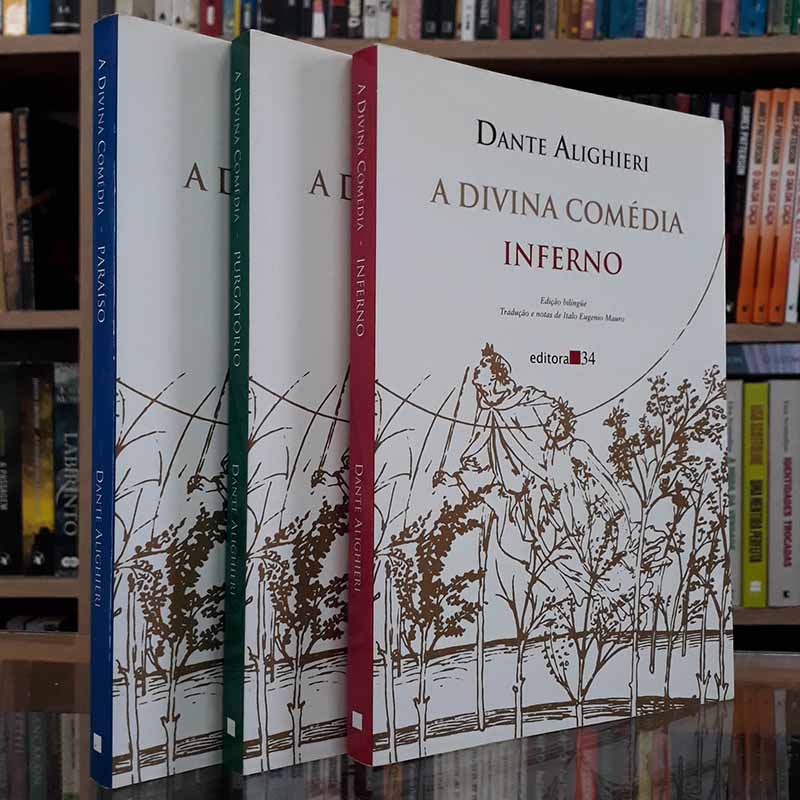 A Divina Comédia 3 Volumes Editora 34 – Dante Alighieri