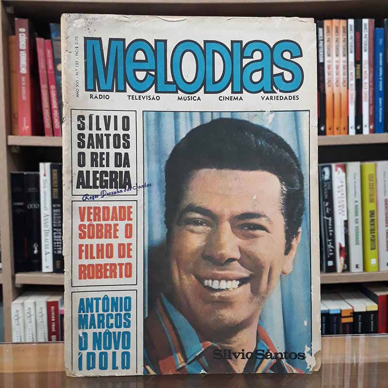 Revista Melodias Nº 137 Silvio Santos