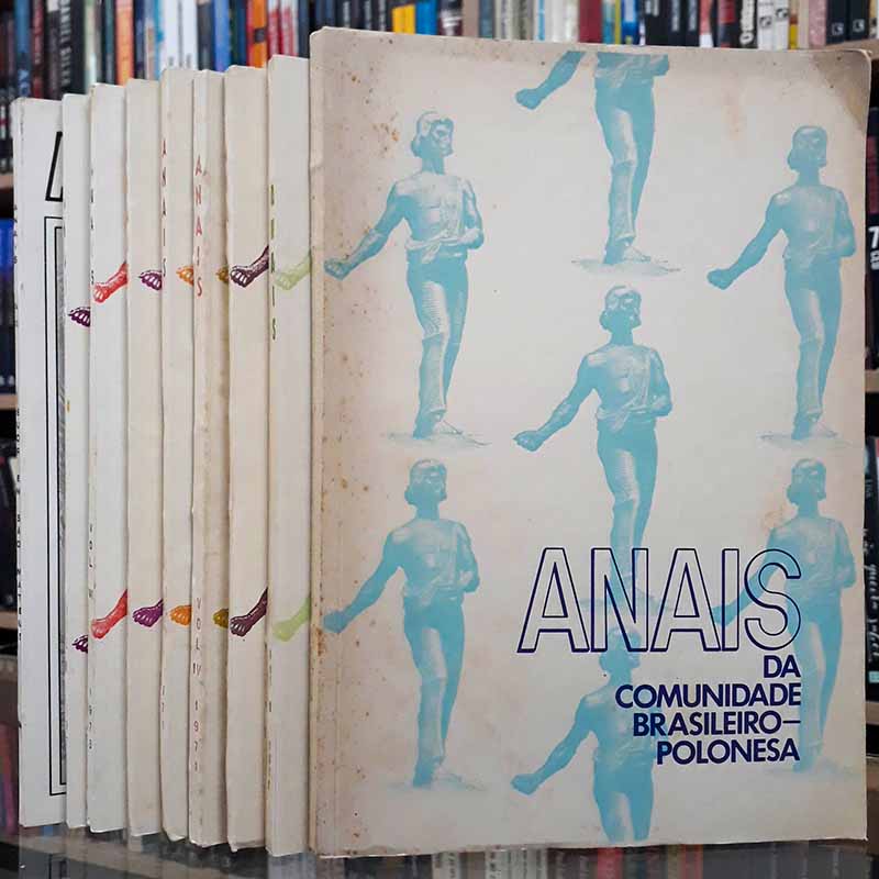 Anais da Comunidade Brasileiro Polonesa 9 Volumes