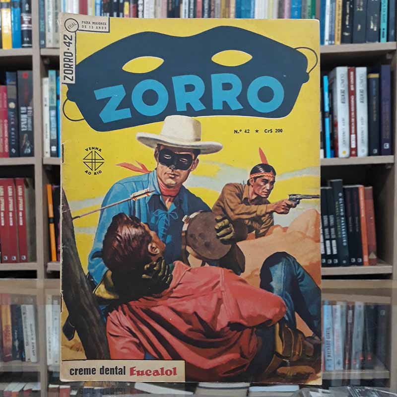 Zorro 2ª Série Nr 42 Ebal Outubro/1965