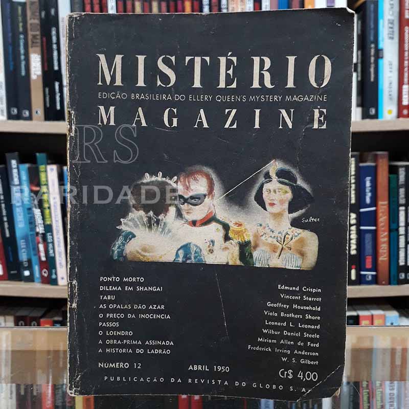 Mistério Magazine Ellery Queen nº 12 Abril/1950