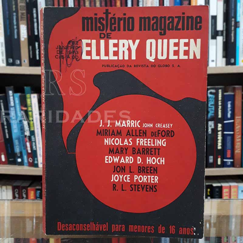 Mistério Magazine Ellery Queen nº 282 Janeiro/1973