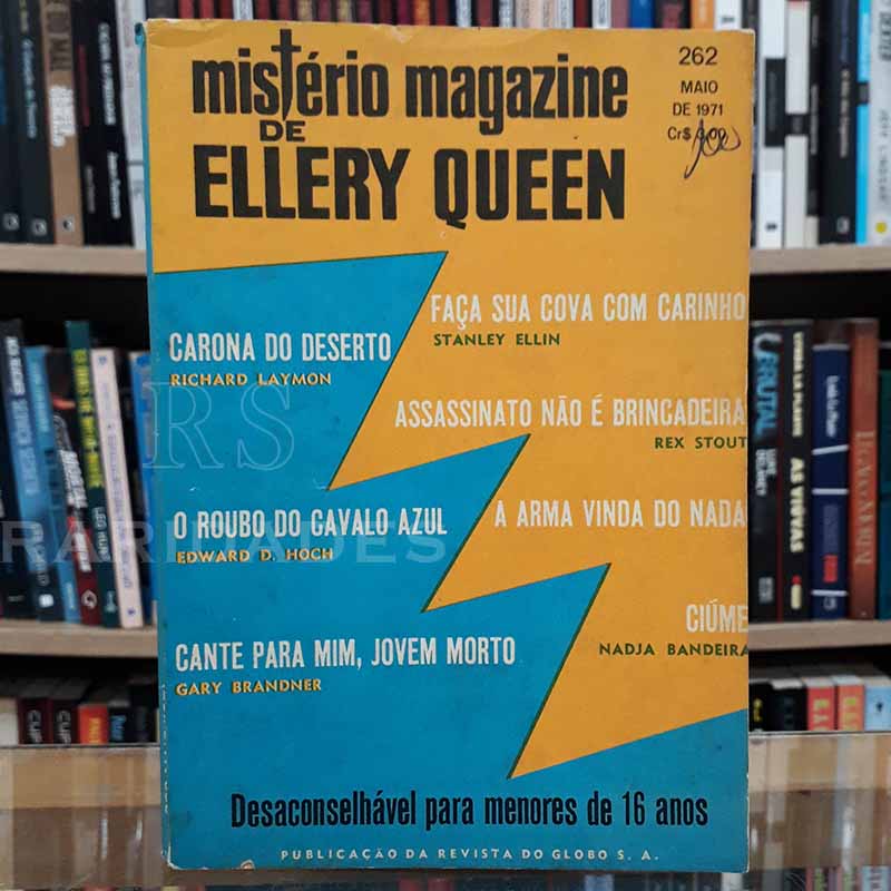 Mistério Magazine Ellery Queen nº 262 Maio/1971