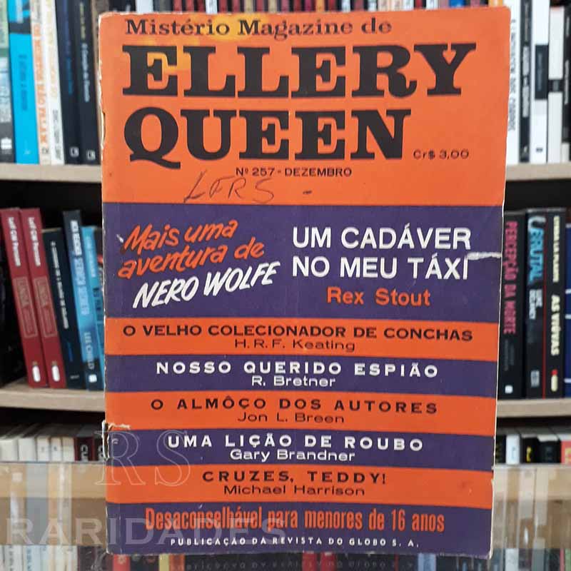 Mistério Magazine Ellery Queen nº 257 Dezembro/1970