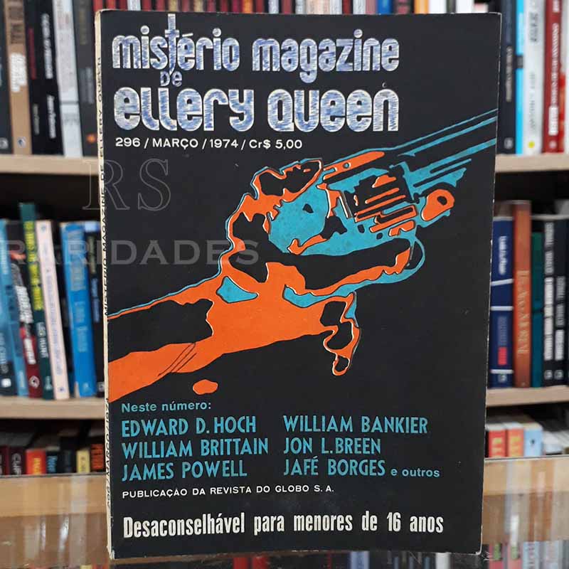 Mistério Magazine Ellery Queen nº 296 Março/1970