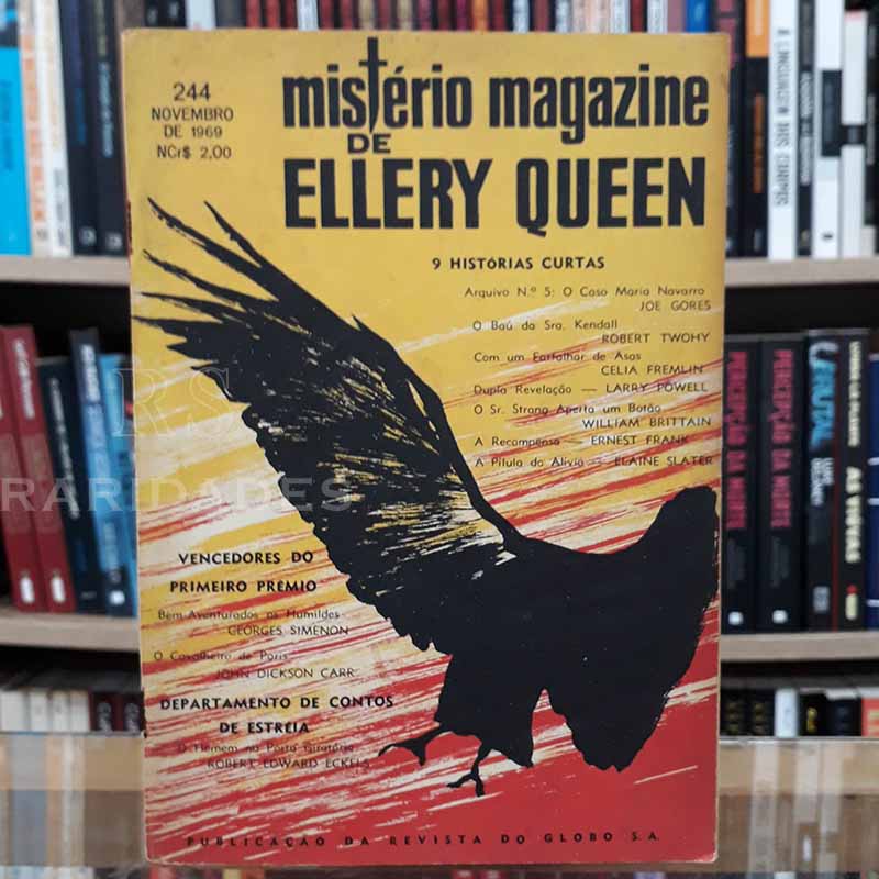 Mistério Magazine Ellery Queen nº 244 Novembro/1969