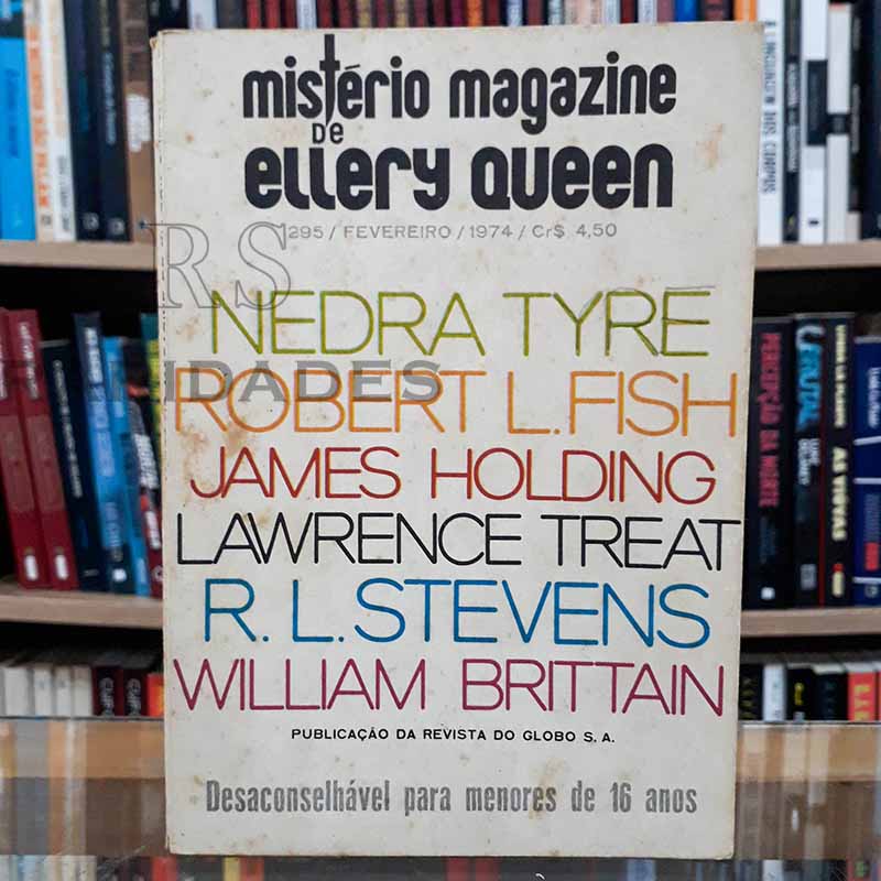 Mistério Magazine Ellery Queen nº 295 Fevereiro/1974