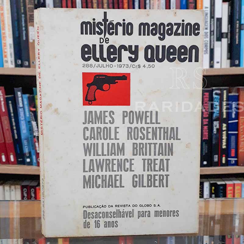 Mistério Magazine Ellery Queen nº 288 Julho/1973