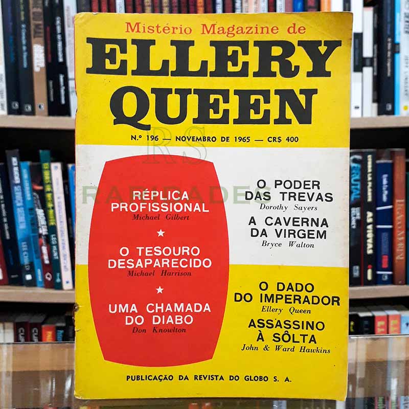 Mistério Magazine Ellery Queen nº 196 Novembro/1965