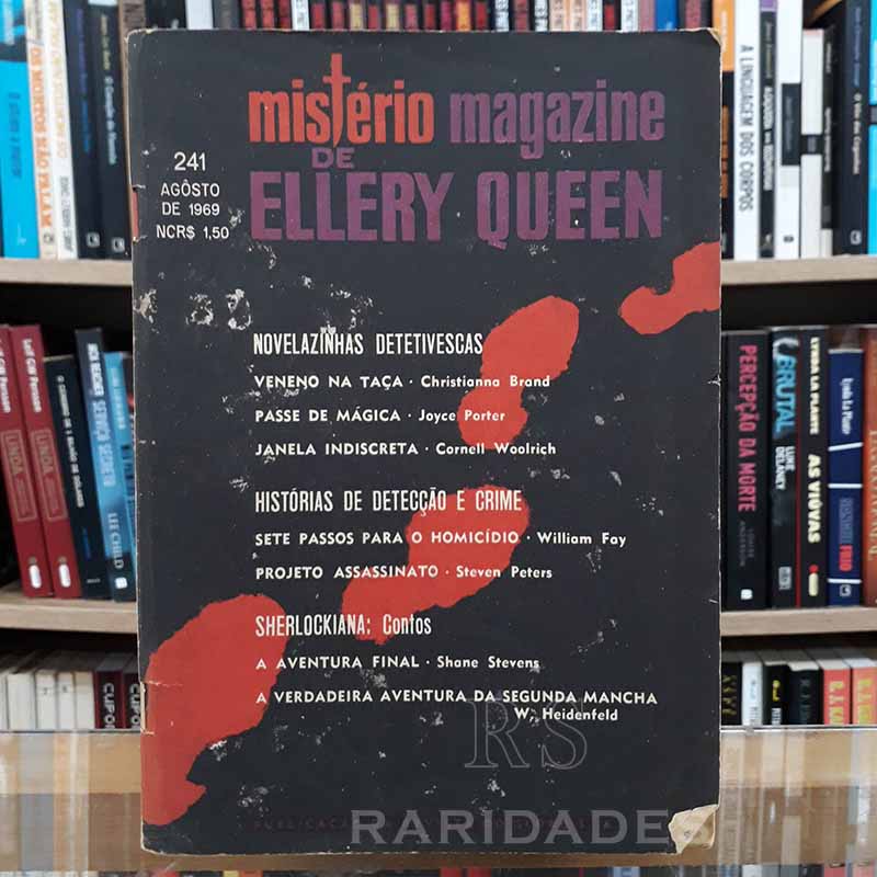 Mistério Magazine Ellery Queen nº 241 Agosto/1969