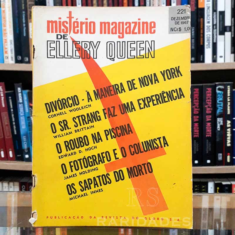 Mistério Magazine Ellery Queen nº 221 Dezembro/1967