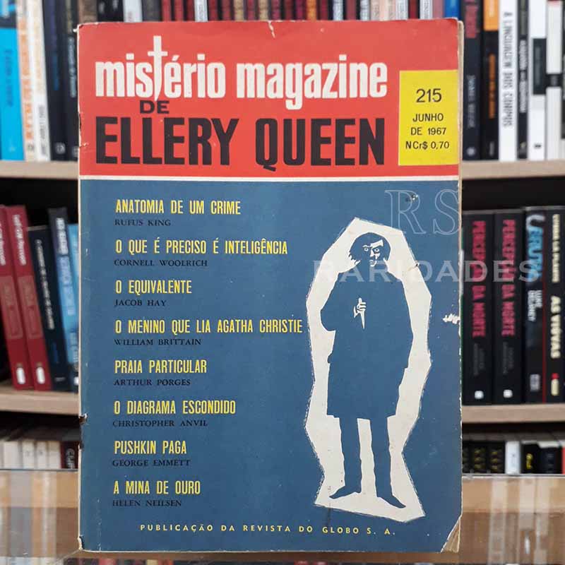 Mistério Magazine Ellery Queen nº 215 Junho/1967