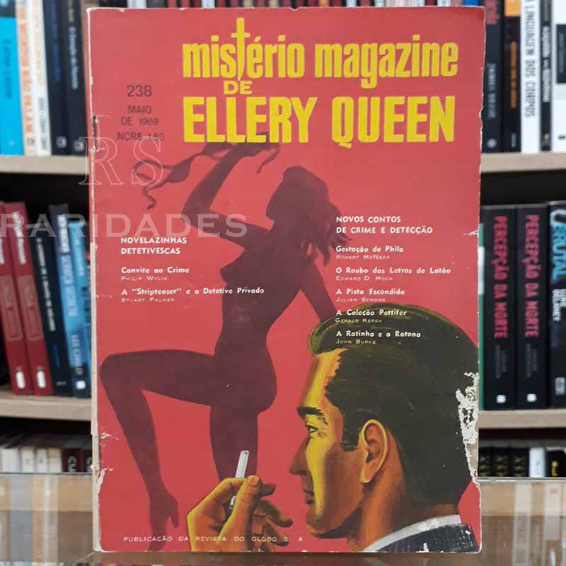 Mistério Magazine Ellery Queen nº 238 Maio/1969