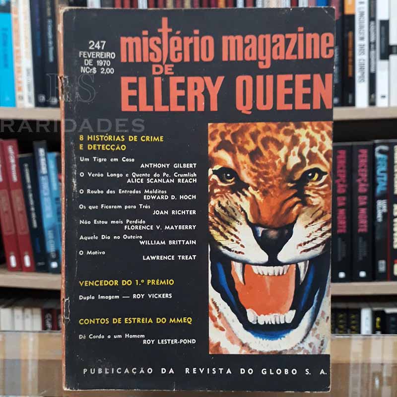 Mistério Magazine Ellery Queen nº 247 Fevereiro/1970