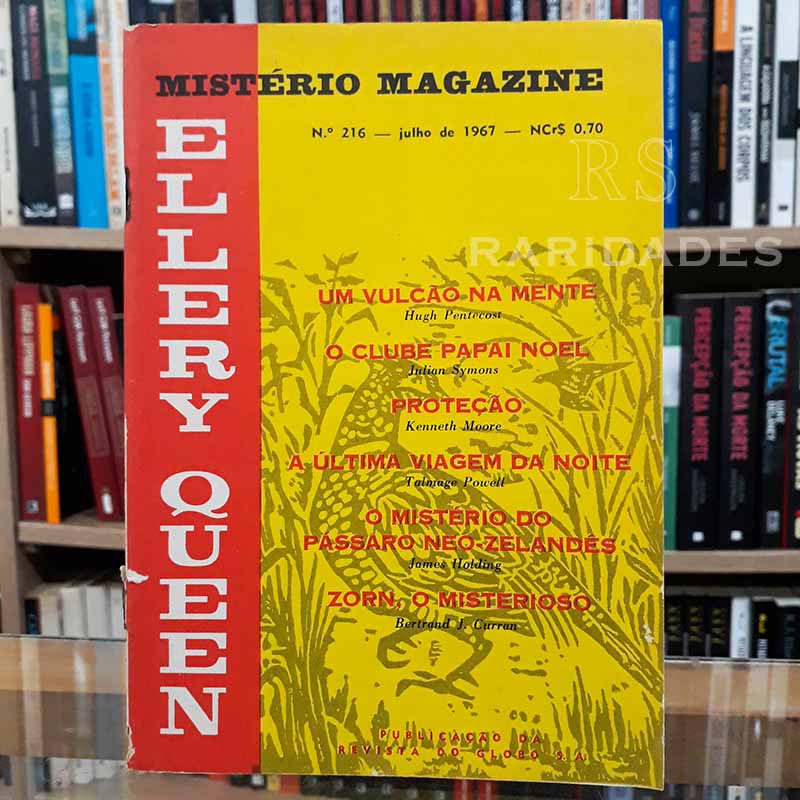 Mistério Magazine Ellery Queen nº 216 Julho/1967