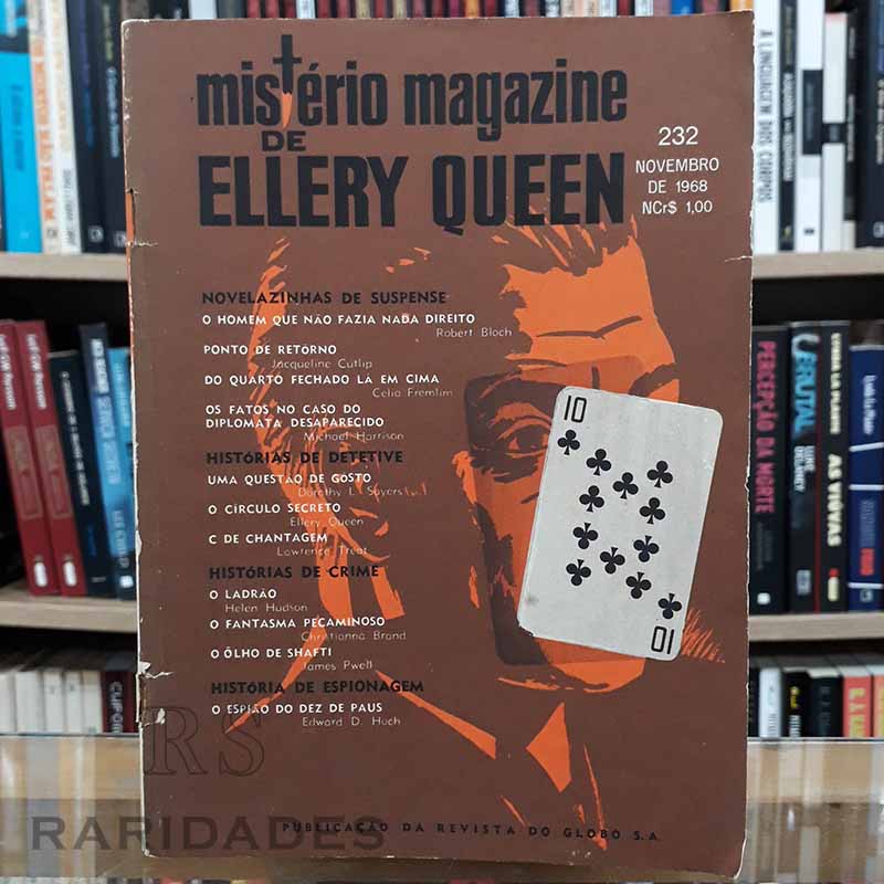 Mistério Magazine Ellery Queen nº 232 Novembro/1968