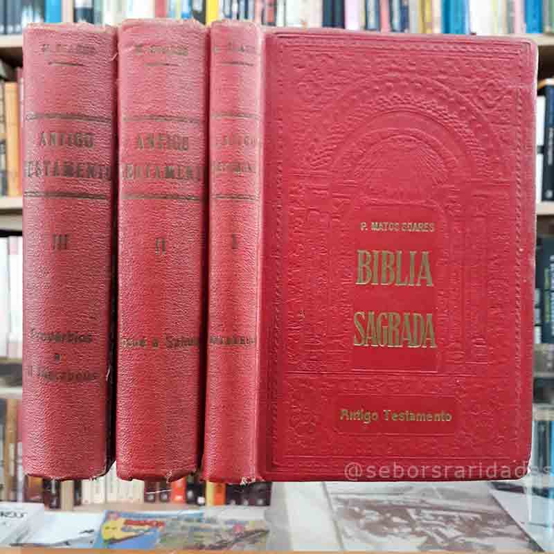 Biblia Sagrada: Antigo Testamento 3 Volumes (Matos Soares)