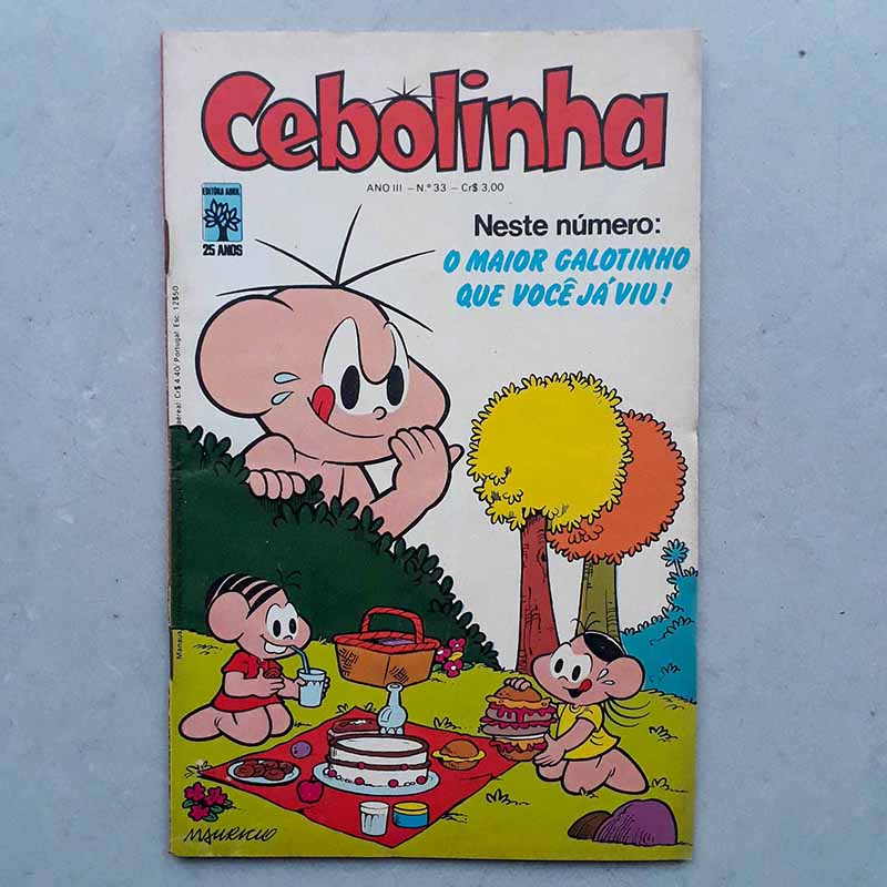 Cebolinha 33 Setembro/1975 (Editora Abril)