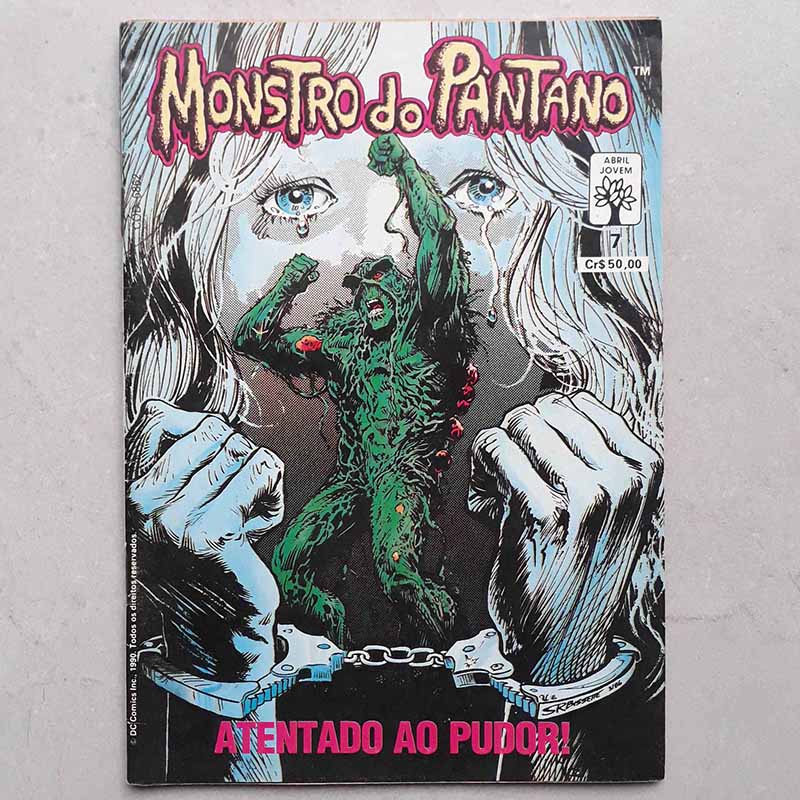 Monstro do Pântano (Abril) 7 Julho/1990