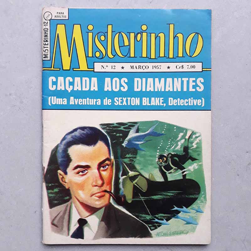 Misterinho (EBAL) 1ª Série n 12 Março 1957 Caçada dos Diamantes