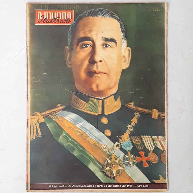 Revista Mundo Ilustrado N.º 24 Junho/1957 Francisco Higino Craveiro Lopes