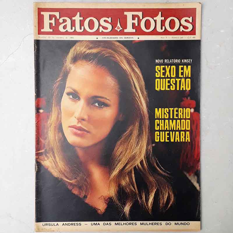 Revista Fatos e Fotos N.º 247 Outubro/1965: Capa Ursula Andress