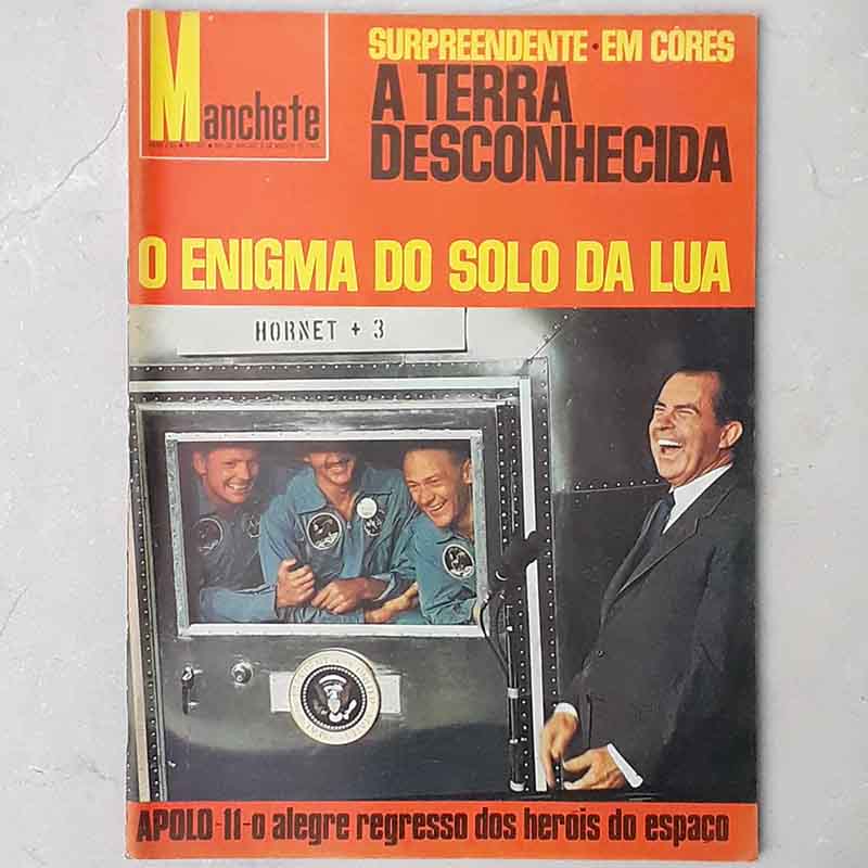 Revista Manchete N.º 903 Agosto/1969 O Enigma do Solo da Lua