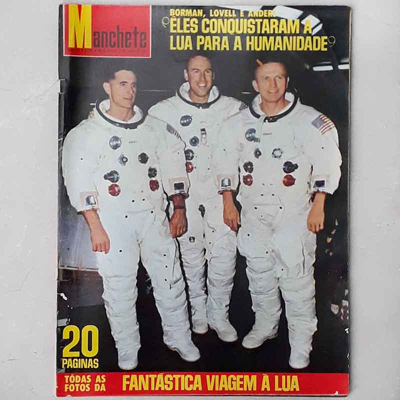 Revista Manchete N.º 873 Janeiro/1969 Borman, Lovell, Anders