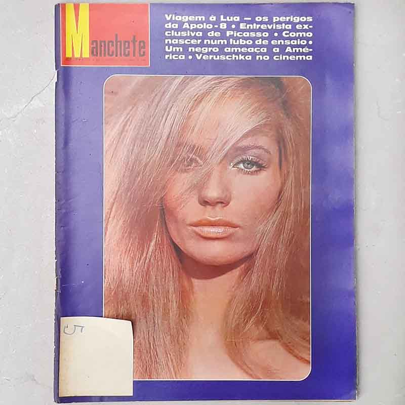 Foto Revista Manchete N.º 870 Dezembro/1968 Veruschka