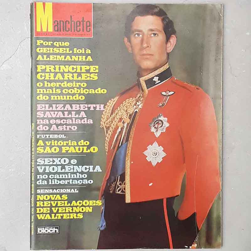 Foto Revista Manchete N.º 1352 Março/1978 Príncipe Charles