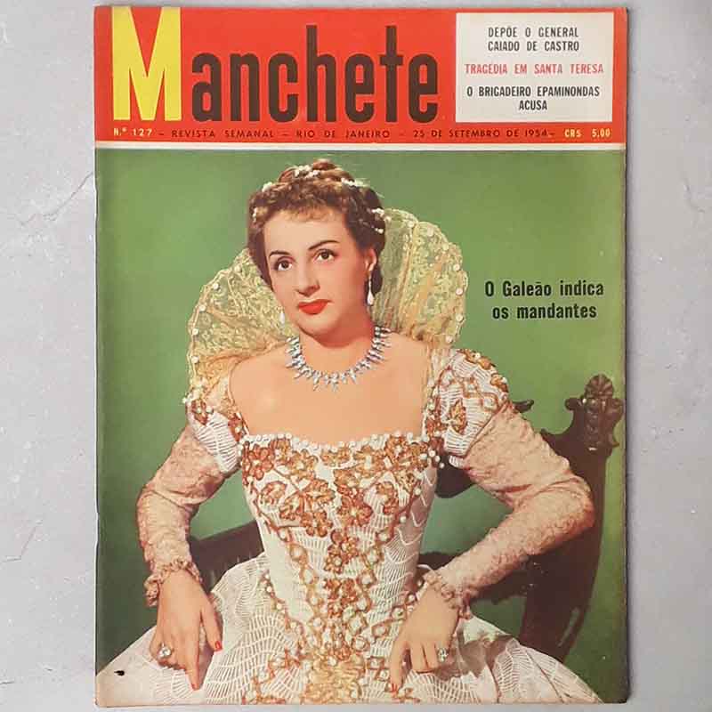 Revista Manchete N.º 127 Setembro/1954 Eva Todor