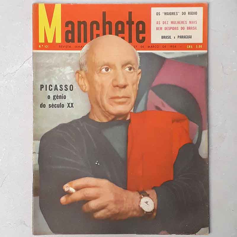 Revista Manchete N.º 101 Março/1954 Picasso