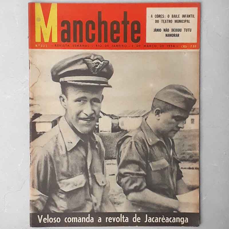 Revista Manchete N.º 202 Março/1956 Major Aviador Haroldo Veloso