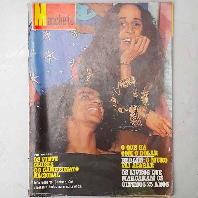 Revista Manchete N.º 1010 Agosto/1971 Caetano Veloso; Maria Betânia