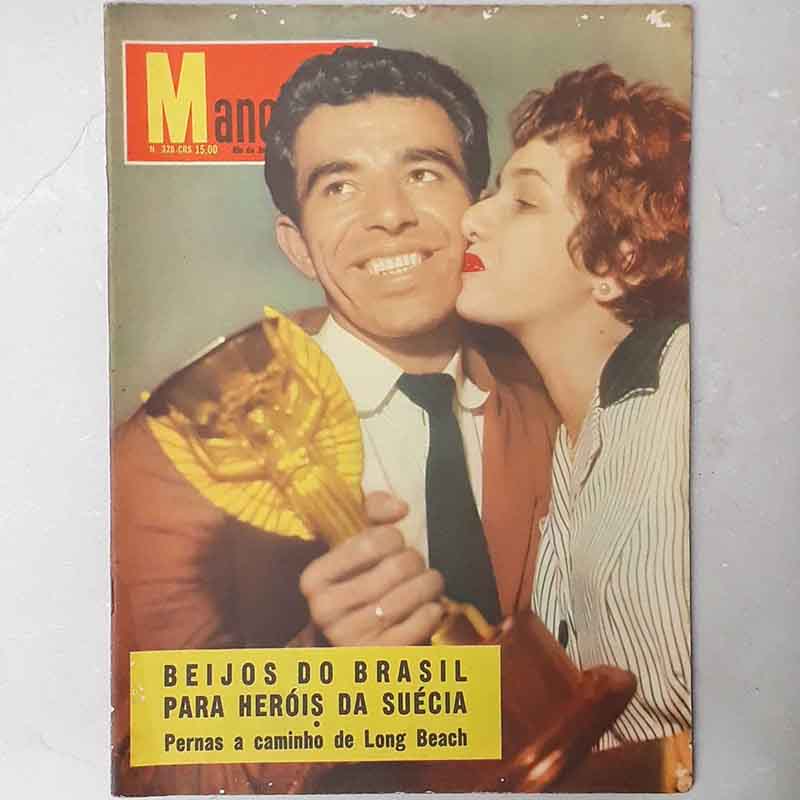 Revista Manchete N.º 326 Julho/1958 Vavá