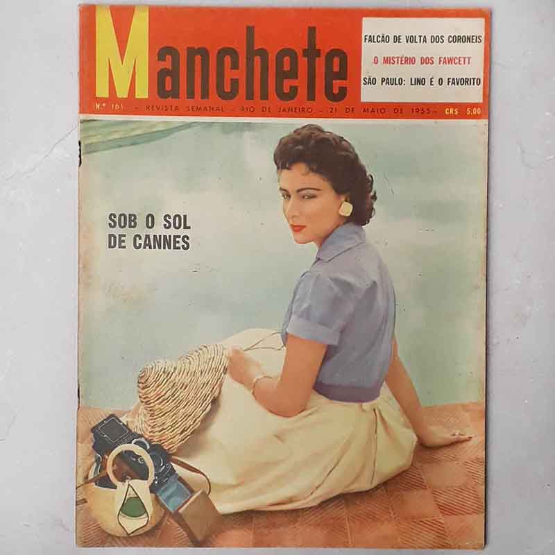 Revista Manchete N.º 161 Maio/1955 Sônia Carneiro (Miss Bangu 1954)