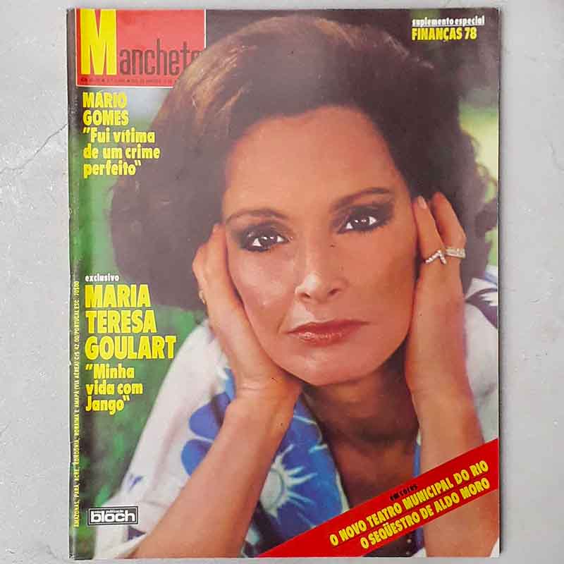 Revista Manchete N.º 1354 Abril/1978 Maria Teresa Goulart